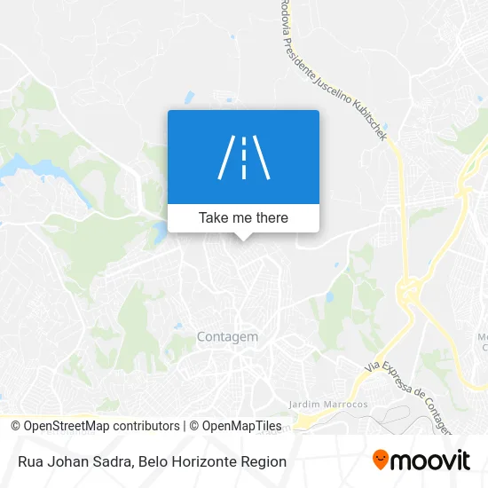 Rua Johan Sadra map