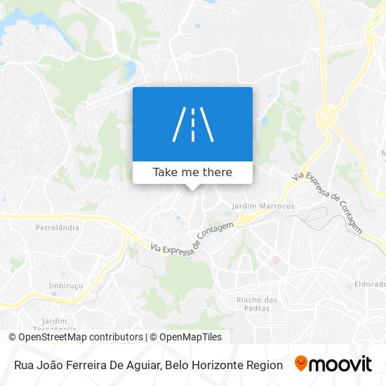 Mapa Rua João Ferreira De Aguiar