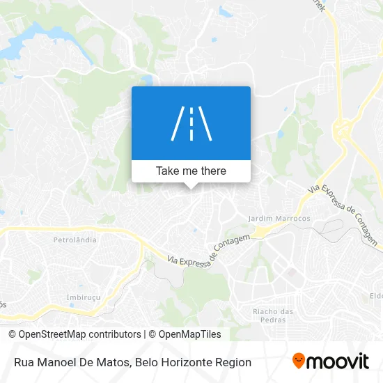 Rua Manoel De Matos map