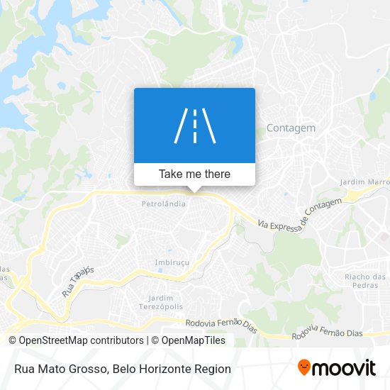 Rua Mato Grosso map