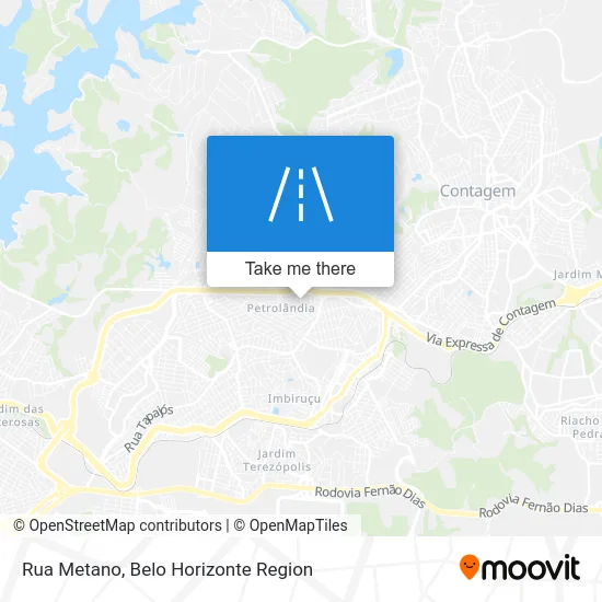 Rua Metano map