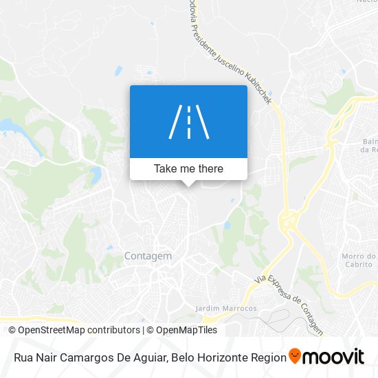 Mapa Rua Nair Camargos De Aguiar