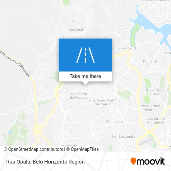 Rua Opala map