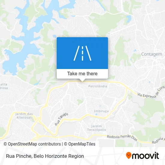 Rua Pinche map