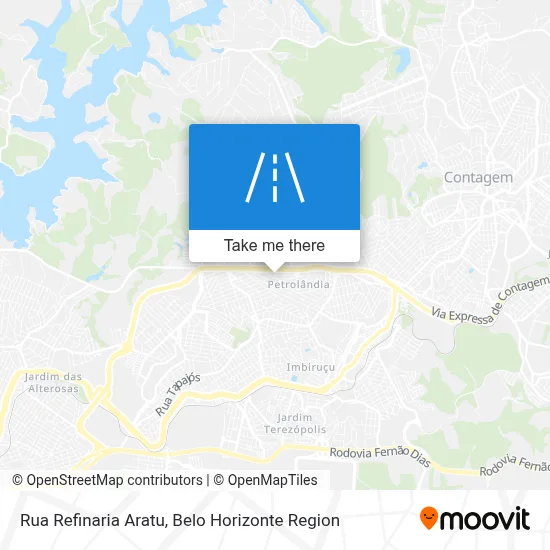 Rua Refinaria Aratu map