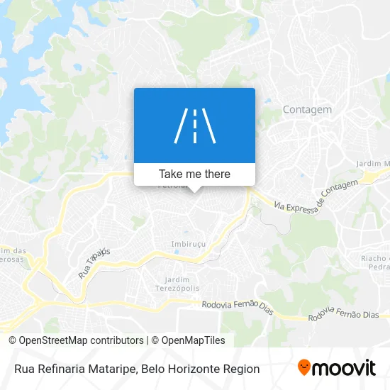 Rua Refinaria Mataripe map