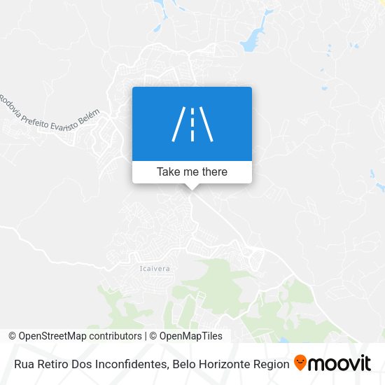 Rua Retiro Dos Inconfidentes map