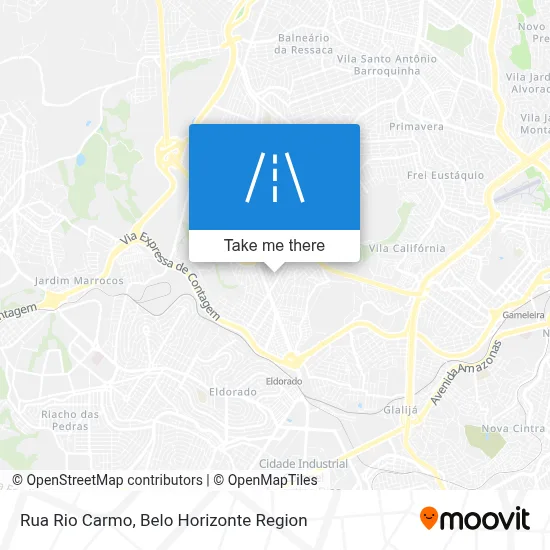 Rua Rio Carmo map