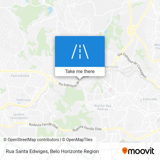 Rua Santa Edwiges map