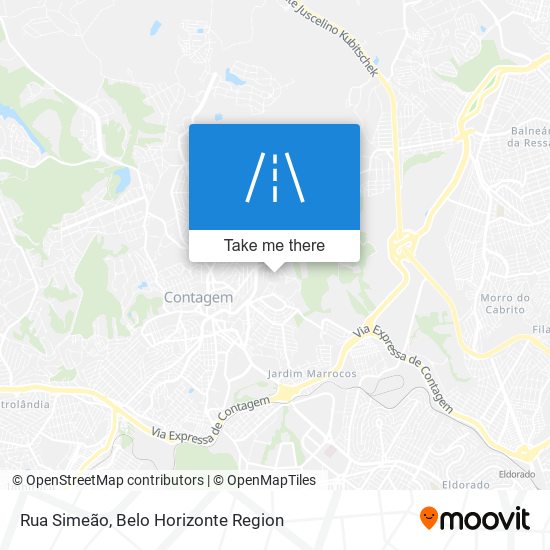 Mapa Rua Simeão