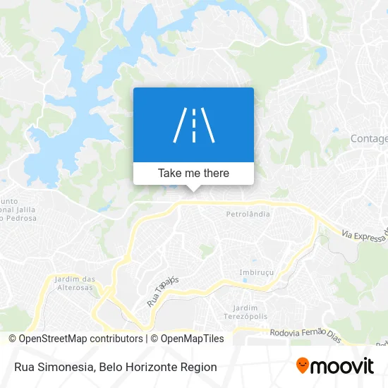 Rua Simonesia map