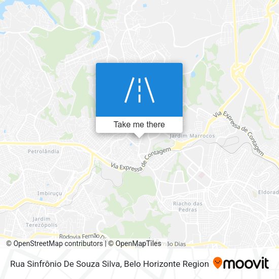 Rua Sinfrônio De Souza Silva map