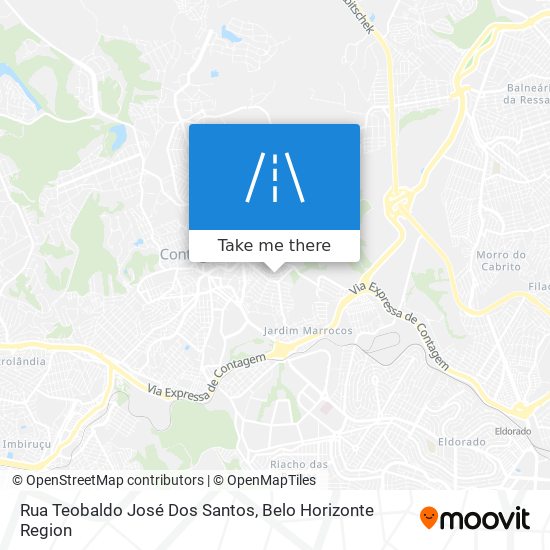 Rua Teobaldo José Dos Santos map