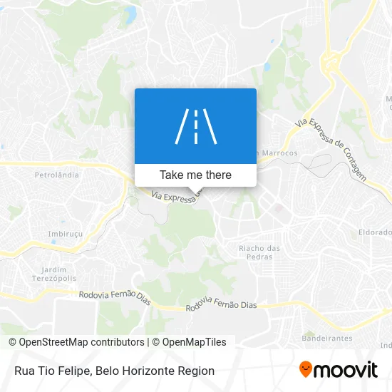 Rua Tio Felipe map