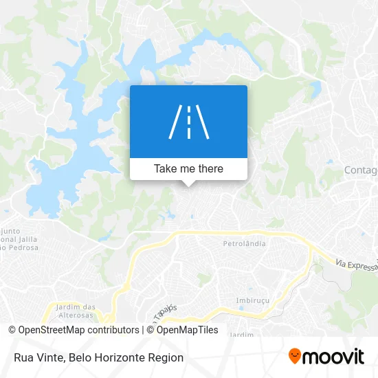 Rua Vinte map