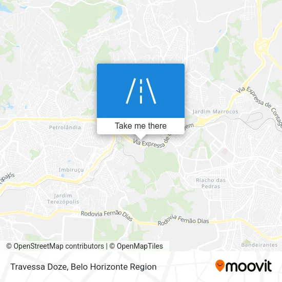 Travessa Doze map