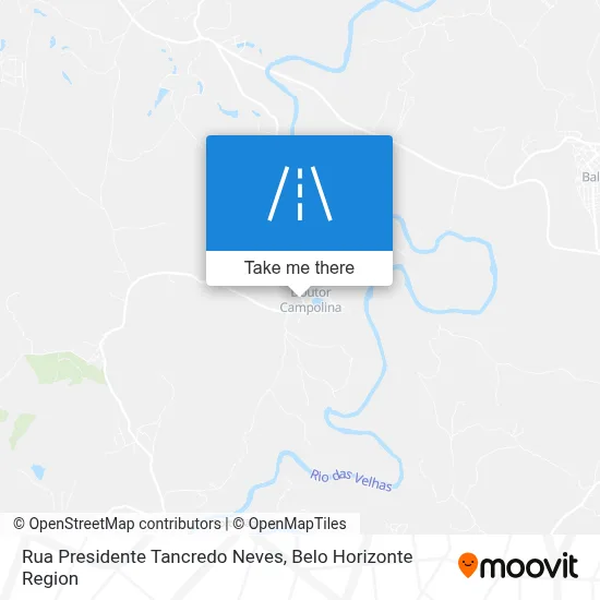 Rua Presidente Tancredo Neves map