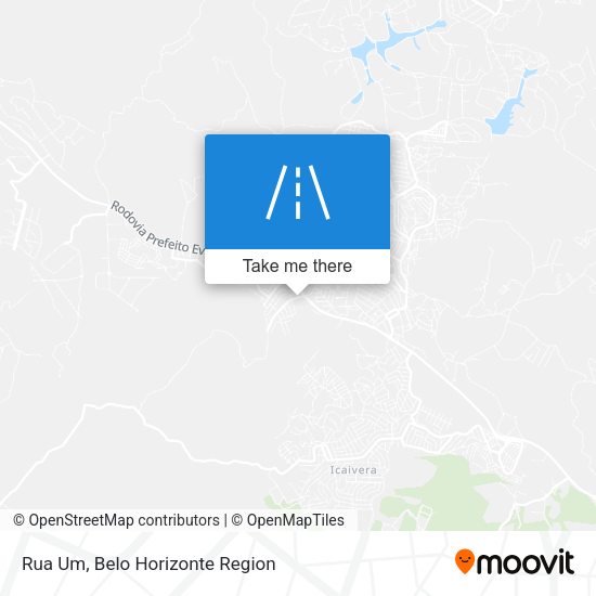 Rua Um map