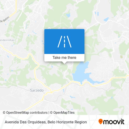 Avenida Das Orquídeas map