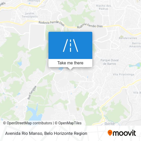 Avenida Rio Manso map