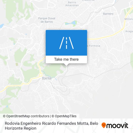 Rodovia Engenheiro Ricardo Fernandes Motta map