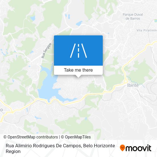 Rua Alimírio Rodrigues De Campos map
