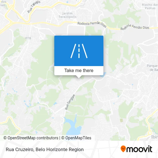 Rua Cruzeiro map