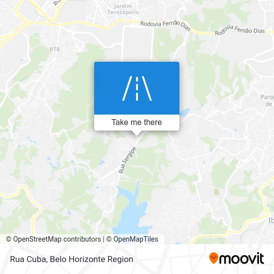 Rua Cuba map