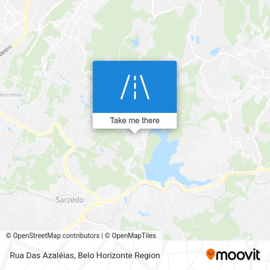 Rua Das Azaléias map