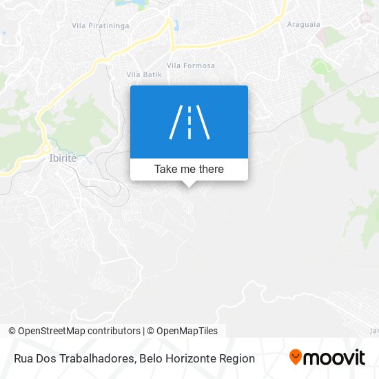 Rua Dos Trabalhadores map