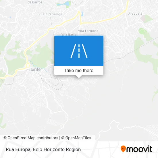 Rua Europa map