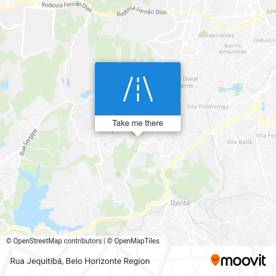 Rua Jequitibá map