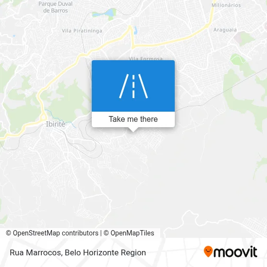 Rua Marrocos map
