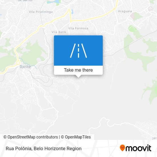 Rua Polônia map