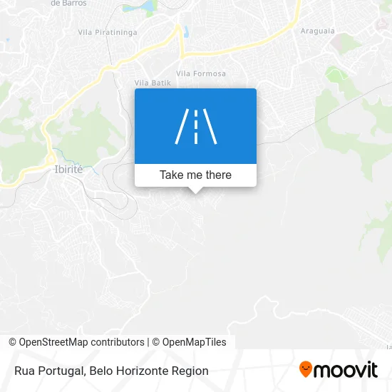 Rua Portugal map