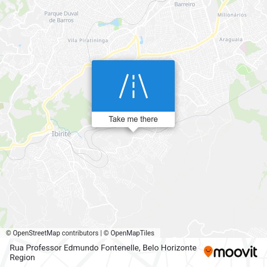 Rua Professor Edmundo Fontenelle map