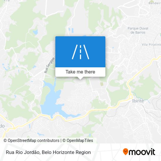 Rua Rio Jordão map