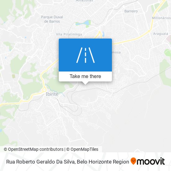 Rua Roberto Geraldo Da Silva map