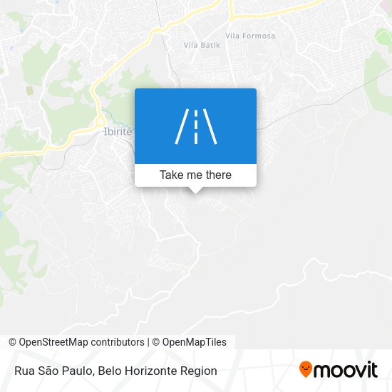 Rua São Paulo map