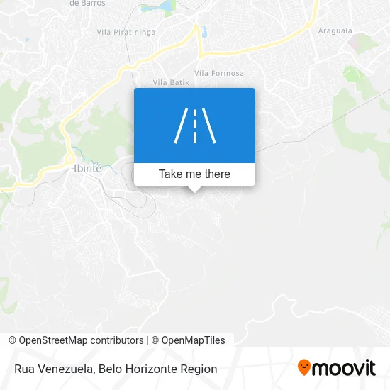 Rua Venezuela map
