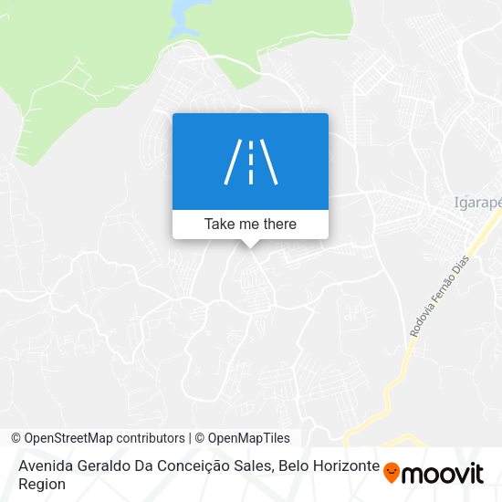 Avenida Geraldo Da Conceição Sales map