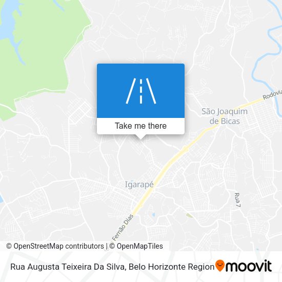 Rua Augusta Teixeira Da Silva map