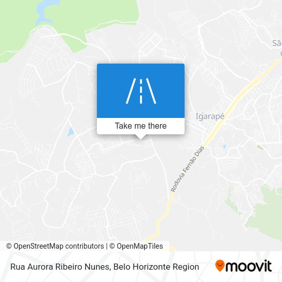 Rua Aurora Ribeiro Nunes map