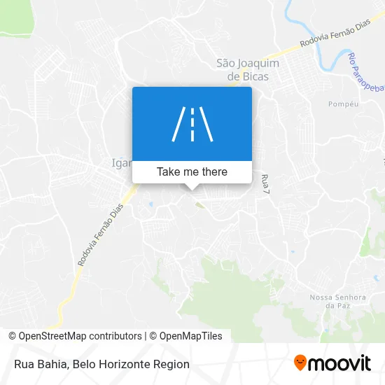 Rua Bahia map