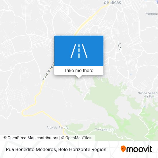 Rua Benedito Medeiros map