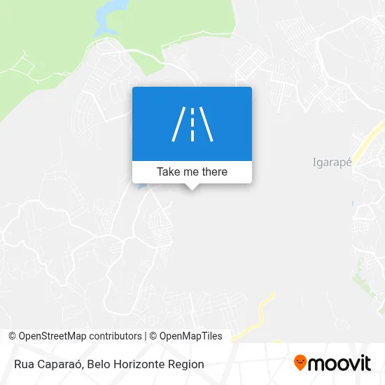 Rua Caparaó map