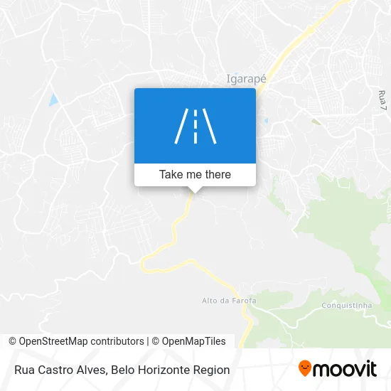 Rua Castro Alves map