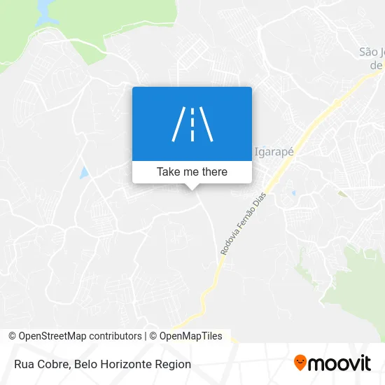 Rua Cobre map