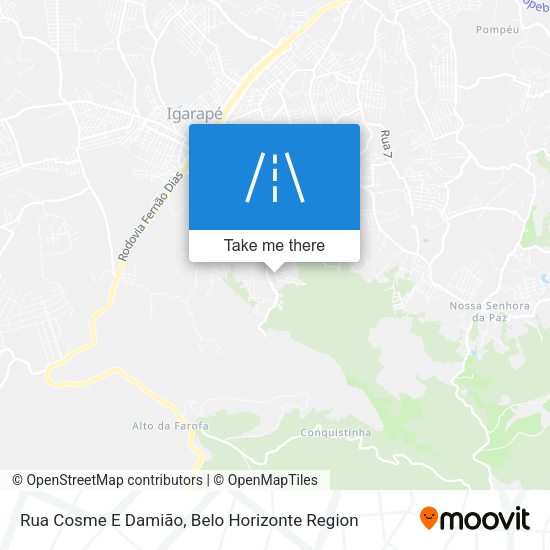 Rua Cosme E Damião map