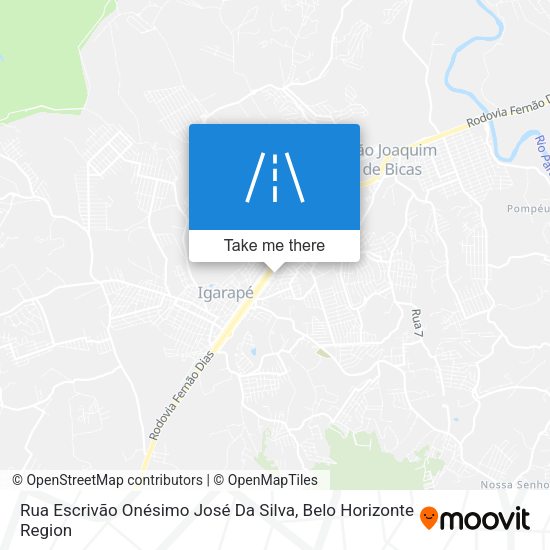 Rua Escrivão Onésimo José Da Silva map